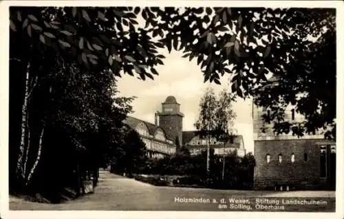 Ak Holzminden in Niedersachsen, Stiftung Landschulheim, Oberhaus