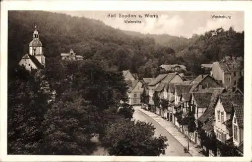 Ak Bad Sooden Allendorf in Hessen, Weinreihe, Westerburg