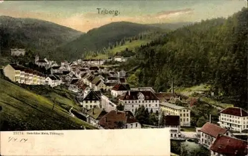 Ak Triberg im Schwarzwald, Gesamtansicht