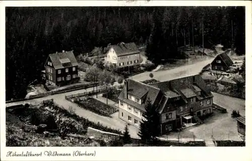 Ak Wildemann Clausthal Zellerfeld im Oberharz, Teilansicht