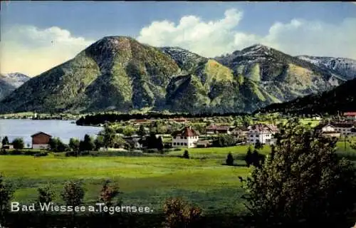 Ak Bad Wiessee in Oberbayern, Panorama