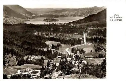 Ak Brunnhof Josefstal Schliersee, Panorama