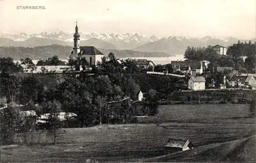 Ak Starnberg in Oberbayern, Gesamtansicht