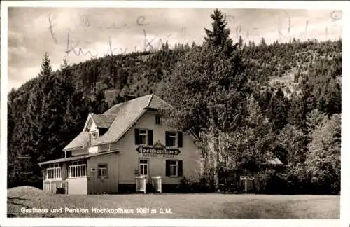 Ak Todtmoos im Hochschwarzwald, Gasthaus Hochkopfhaus, E. Ameler