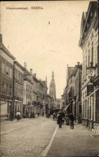 Ak Breda Nordbrabant Niederlande, Ginnekenstraat