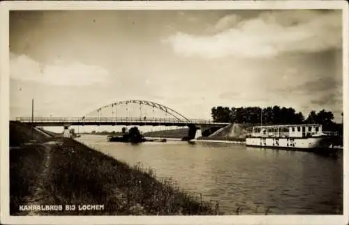 Ak Lochem Gelderland, Kanalbrug