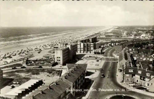 Ak Zandvoort aan Zee Nordholland Niederlande, Panorama v. a. de Uitzichttoren