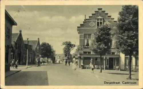 Ak Castricum Nordholland Niederlande, Dorpsstraat