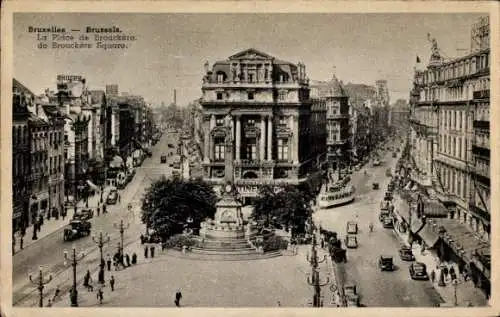 CPA Bruxelles Bruxelles, La Place de la Brouckere