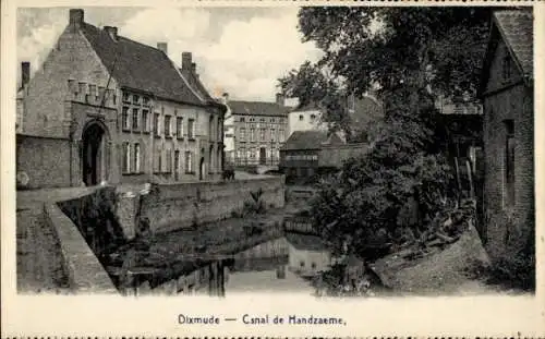 Ak Diksmuide Dixmude Westflandern, Canal de Handzaeme