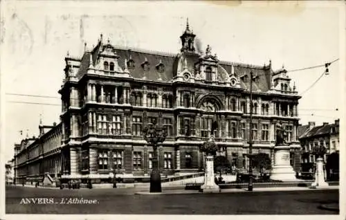 CPA Anvers Anvers Flandre, L'Athenee