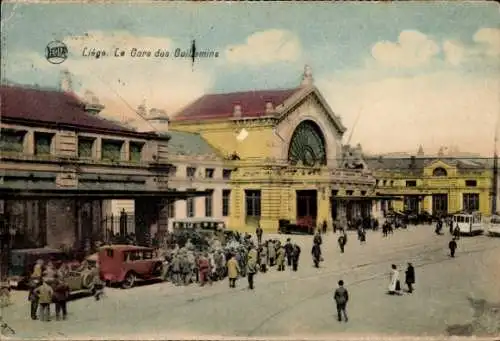 CPA Liège Liège Wallonie, Gare des Guilemins