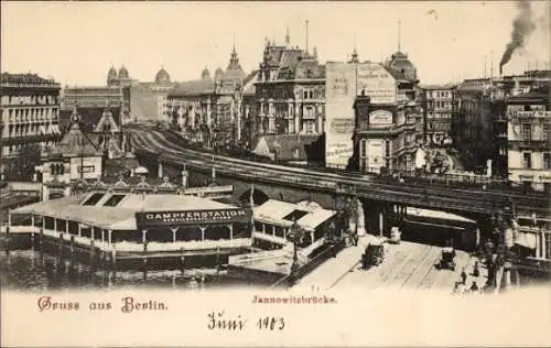 Ak Berlin Mitte, Jannowitzbrücke