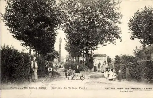 CPA Les Pavillons sous Bois Seine-Saint-Denis, Hameau du Tresor Perdu