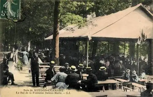 Ak Meudon Clamart Hauts de Seine, Bal de la Fontaine Sainte Marie