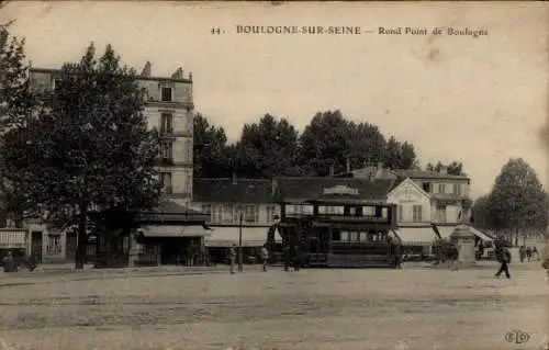 CPA Boulogne sur Seine Hauts de Seine, Rond Point de Boulogne