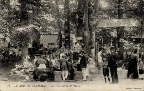 Ak Bois de Clarmart Hauts de Seine, Sainte-Marie-Brunnen