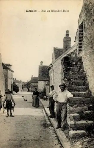 Ak Gouaix Seine et Marne, Rue du Bout d'en Haut