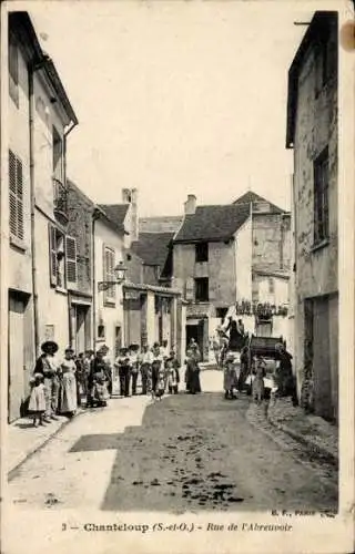 Ak Chanteloup les Vignes Yvelines, Rue de l'Abreuvoir