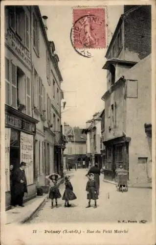 Ak Poissy Yvelines, Rue du Petit Marché