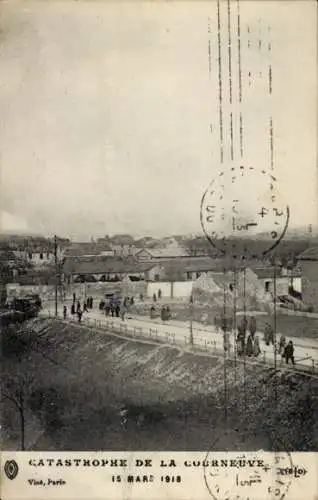 Ak La Courneuve Seine Saint Denis, Katastrophe 1918