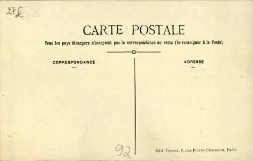 Ak Sèvres Ville d'Avray Hauts de Seine, Manufacture Nationale, Tourneur
