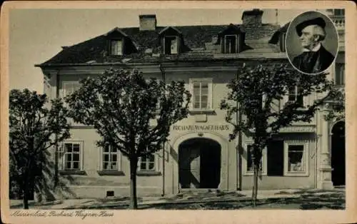 Ak Marienbad Region Karlsbad, Richard Wagner Haus