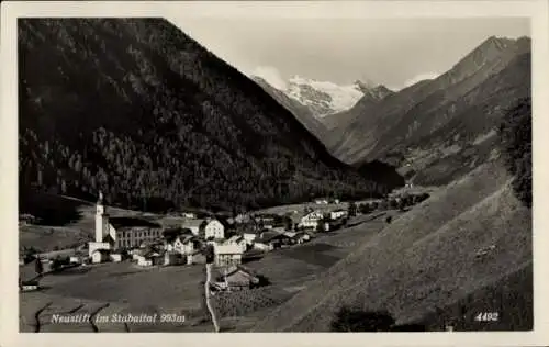 Ak Neustift im Stubaital Tirol, schöne Detailansicht