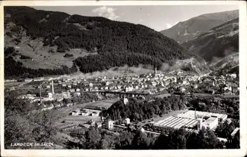 Ak Landeck in Tirol, Gesamtansicht