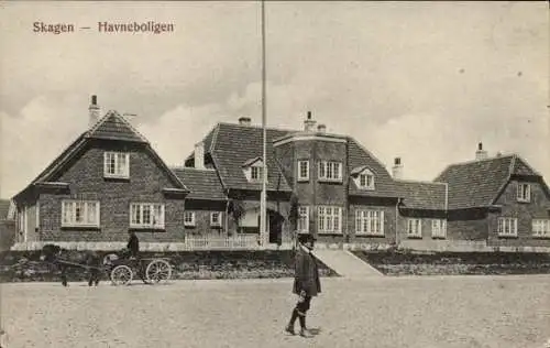 Ak Skagen Dänemark, Havneboligen