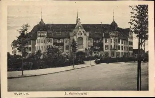 Ak Buer Gelsenkirchen im Ruhrgebiet, St. Marienhospital