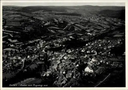 Ak Zeutern Ubstadt Weiher Baden Württemberg, Fliegeraufnahme