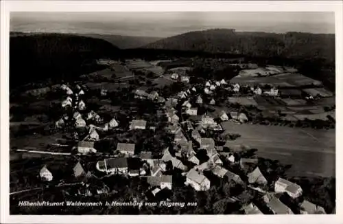 Ak Waldrennach Neuenbürg an der Enz Schwarzwald, Fliegeraufnahme