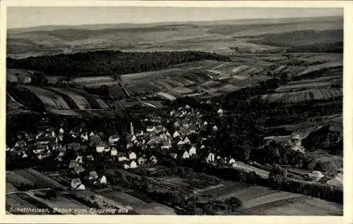 Ak Schatthausen Wiesloch in Baden, Fliegeraufnahme