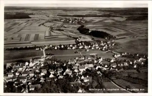 Ak Mietingen Oberschwaben, Fliegeraufnahme