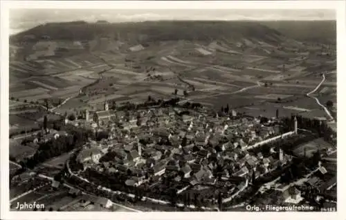 Ak Iphofen in Unterfranken, Fliegeraufnahme