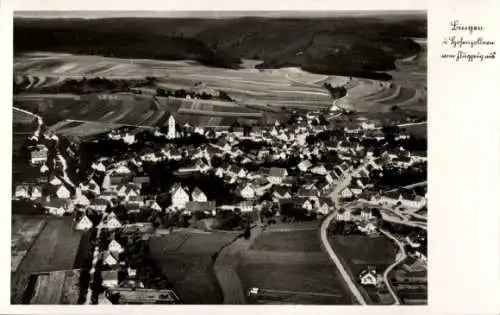 Ak Bingen Landkreis Sigmaringen, Fliegeraufnahme