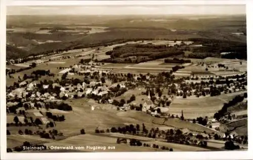 Ak Steinbach Michelstadt im Odenwald, Fliegeraufnahme