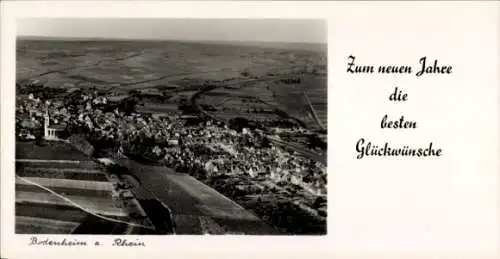 Ak Bodenheim in Rheinhessen, Fliegeraufnahme