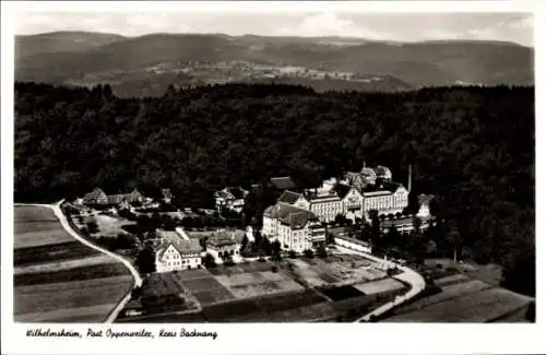 Ak Wilhelmsheim Oppenweiler in Württemberg, Fliegeraufnahme