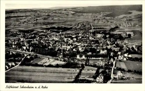 Ak Bad Sobernheim an der Nahe, Fliegeraufnahme