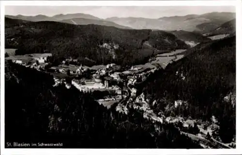 Ak St. Blasien im Schwarzwald, Fliegeraufnahme