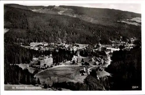 Ak St. Blasien im Schwarzwald, Fliegeraufnahme