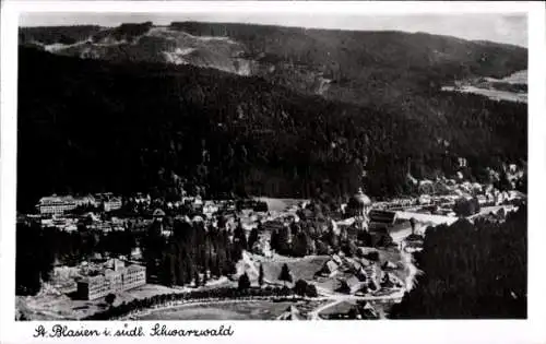 Ak St. Blasien im Schwarzwald, Fliegeraufnahme