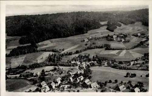 Ak Hottingen Rickenbach im Hotzenwald, Fliegeraufnahme