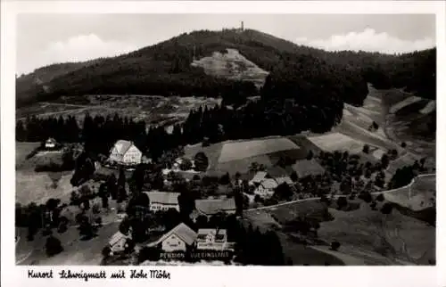 Ak Schweigmatt Raitbach Schopfheim in Baden, Fliegeraufnahme, Hohe Möhr