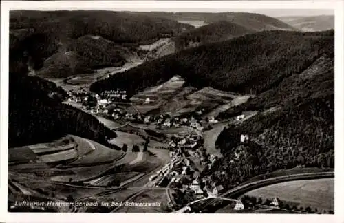 Ak Hammereisenbach Bregenbach Vöhrenbach im Schwarzwald Baden, Fliegeraufnahme