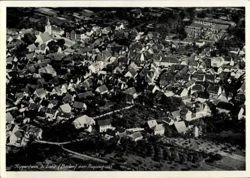 Ak Kippenheim in Baden, Fliegeraufnahme