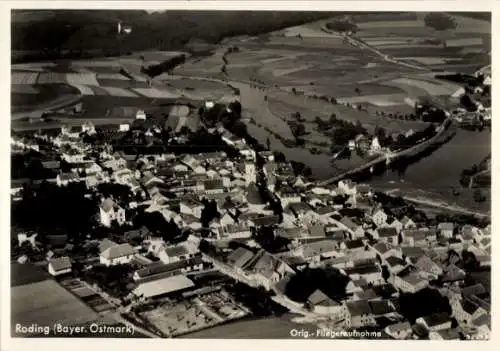 Ak Roding in der Oberpfalz, Fliegeraufnahme