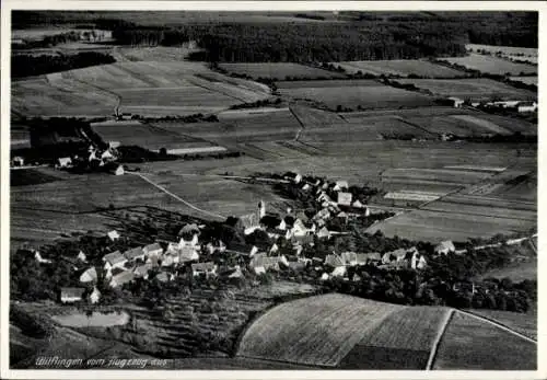 Ak Wilflingen Langenenslingen Baden Württemberg, Fliegeraufnahme